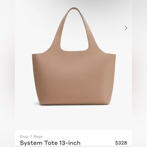 Cuyana Cappuccino System Tote 13-inch Bag